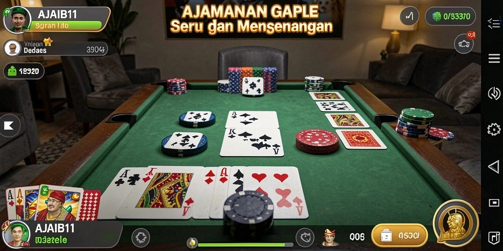 Gameplay seru dan penuh strategi dalam AJAIB11.