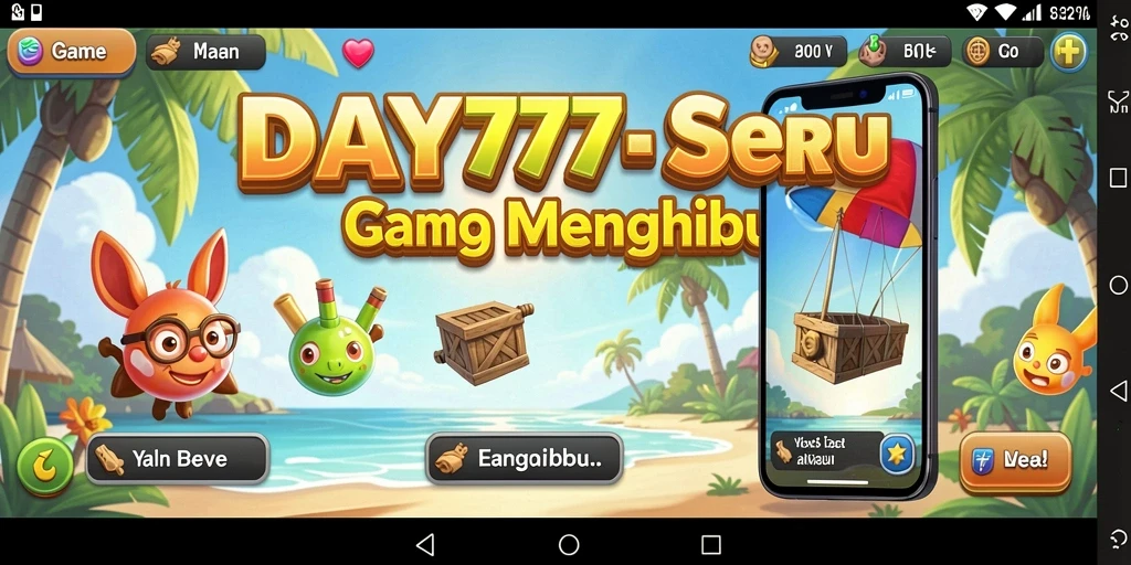 Tampilan gameplay Day777 yang sederhana dan menarik.