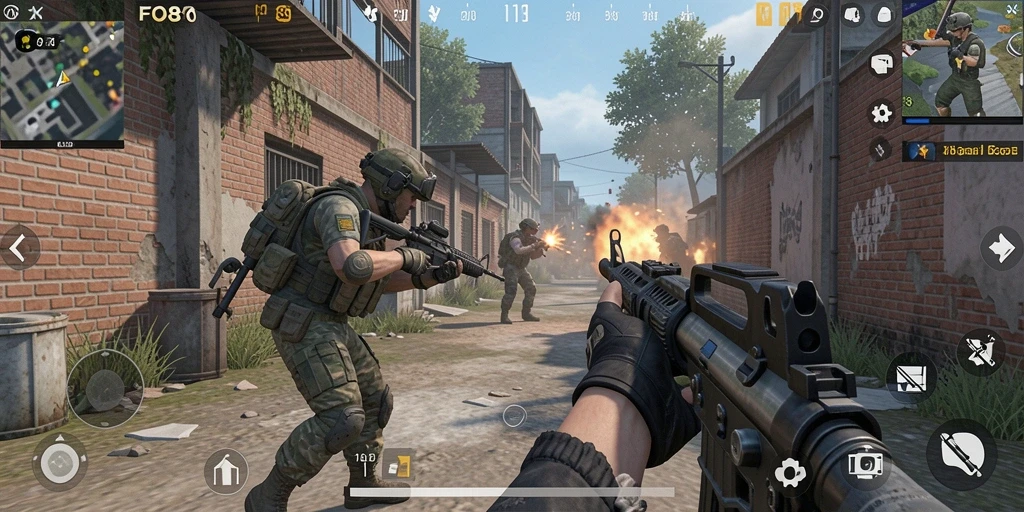 Screenshot gameplay FO8 menunjukkan aksi pertempuran yang mendebarkan.