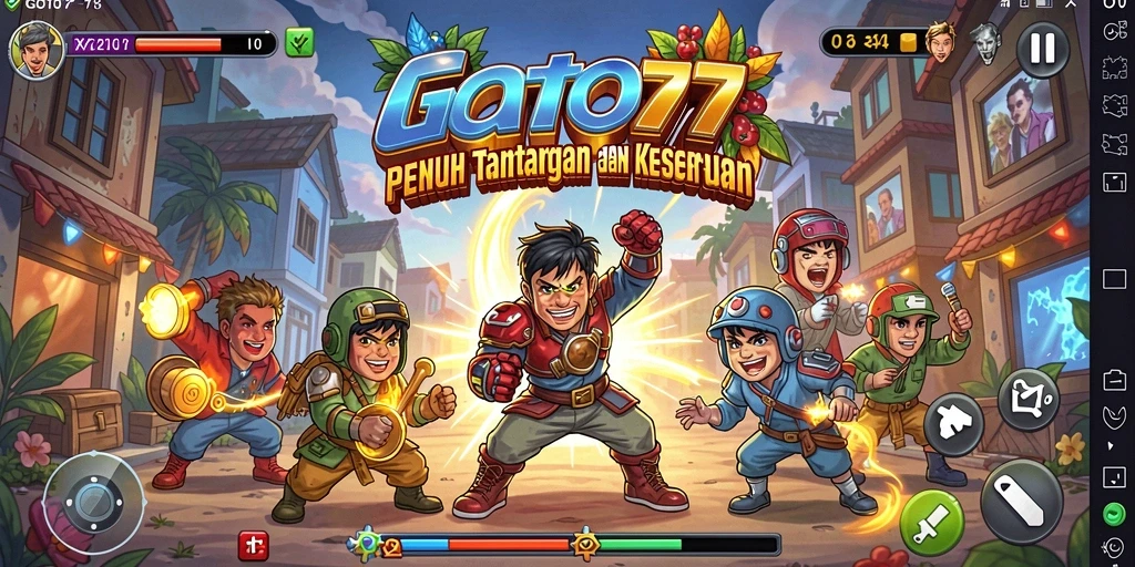 Tampilan gameplay <strong>GOTO77</strong> yang penuh aksi dan seru.