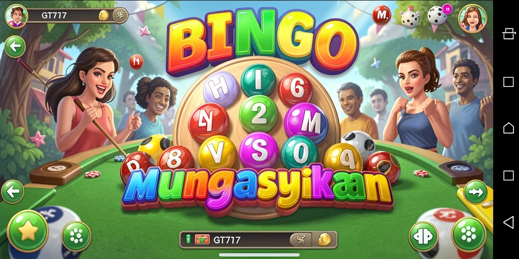 Screenshot GT777 menampilkan gameplay seru Bingo dengan interaksi pemain.