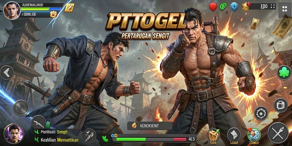Gameplay PTTOGEL yang intens dan penuh aksi.