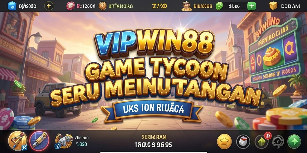 Tangkapan layar permainan <strong>VIPWIN88</strong> menampilkan antarmuka manajemen yang interaktif dan menarik.
